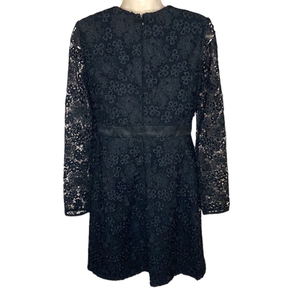 Jill Jill Stuart | Black Floral Lace Dress Formal Size 2 - Picture 3 of 7